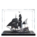 Acrylic Display Case for Lego 4184 Black Pearl Pirate Ship Building SetClear Display Case DustProof Display Case Compatible with Lego 4184 Only Display Case Transparent 2mm
