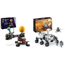 LEGO Technic Planet Earth and Moon in Orbit Model Building Set Technic NASA Mars Rover Perseverance Space Set with AR App Experience Science Discovery Set