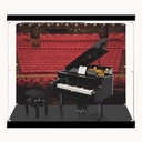 Acrylic Display Case for LEGO 21323 Piano Model Building Set Transparent Display Box Compatible with LEGO 21323Only Case No Model With backgroundlight box