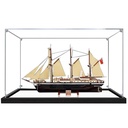 Acrylic Display Box for Lego 10335 Endurance Exploration Ship Model Transparent Dustproof Display Box Storage Box Compatible with Lego 10335 Model Model Not Included Mirror Base 3mm