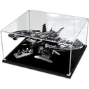 BoHeart Acrylic Display Case for Lego 76161 Batwing Dustproof Display Box Compatible with Lego 76161 Display Case Lego Model Not Included