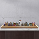 Acrylic Display Case Compatible with Lego 76444 Mini Diagon Alley Model Set Dustproof Transparent Display Case Storage Box Display Case Only 3mm