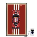 LED Display Wallboard for Lego 42125 Racing Model Decorative Display Panels for Lego Car Wall Mounted Displays Wallboard Gift Compatible with Lego 42125Only Display Wallboard NO Model Option 1