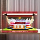 JIULIN Acrylic Display Case Box Compatible Lego 10272 Old Trafford Stadium Model Protection Dustproof Transparent Compatible with Lego Only Display Case