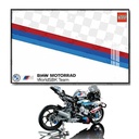 Display Wallboard for Lego Technic BMW M 1000 RR 42130 Motorcycle Model Kit Adult Collectibles Lego Car Wall Mount for Building Blocks Gifts for Lego Lovers Only Display Wallboard A