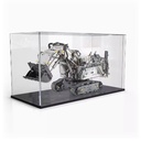 Acrylic Display Case for Lego 42100 Excavator Transparent Dustproof Display Box Compatible with Lego 42100 Building Kits 75x35x40CM