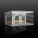 Acrylic display box for LEGO 21320 dinosaur fossil building block model special display box collectible model best giftmodel not included