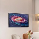 Display Wallboard for Lego 31212 Galaxy Pixel Paint Picture Frame Compatible with Lego 31212 Gifts for Lego LoversOnly Display WallboardNo Mode