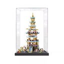 Acrylic Display Cases Box Suitable for Lego 80058 Lingxiao Pagodashowbox Used for Model Display Dustproof Collectible Storage Model Not Included 3mm transparent