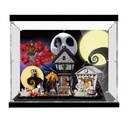 HCAEIOFJ Clear Acrylic Display Case for Lego 21351 Applicable for The Nightmare Before Christmas Display Box GiftDisplay Case Only BackgroundTop Light 2