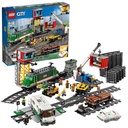 LEGO City Cargo Train Toy with Motorized Remote Control Engine incl Rail Tracks Signal Lights Control Center 612 Year Old Boys Girls Gifts 60198