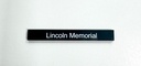 LEGO Architecture Lincoln Memorial 21022 Parts inc Printed Nameplate RARE