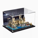 Acrylic Display Case for Lego 76419 Castle and courtyard Dustproof Display Case Model not included background paragraph
