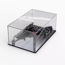 Acrylic Display Case For Lego 75179 Fighter Aircraft Model Dustproof Transparent Acrylic Display Case Storage Box Model Not Included Black base