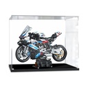 Acrylic display case For Lego 42130 Motorcycles model dustproof transparent acrylic display case storage box model not included 2mm
