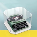 Transparent Acrylic display box for Lego 21327 Vintage Typewriter model Dustproof Storage Display Box Model Not Included White base
