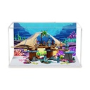 Acrylic Display Case for Lego Avatar The Way of Water Metkayina Reef Home 75578 Model Dustproof AntiUV Storage Box Collectors Background B