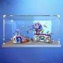 Acrylic display box for Lego 43215 Treehouse Transparent Dustproof Display box Compatible with Lego 43215 construction kit model not included Walnut color