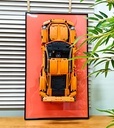 icuanuty Display Wallboard for Lego Technic Porsche 911 GT3 RS 42056 Compatible with Lego Porsche Technic Cars Gift Ideas for Lego Car Wall Mount Enthusiasts Size177 x 295 in