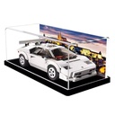 Figures Display Box for LEGO 76908 for Laamborghini Countach Acrylic Dustproof Transparent Custom Display Case No Model patchworkfreeB