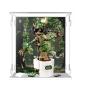 BoHeart Acrylic display case for Lego 76297 Dancing Grootcustomizedtransparent Dustproof display box can be collectedsize22x22x25cm Model Not Included