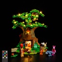 LED Illuminated for Winnie the Pooh Kit for LEGO 21326 Model Light Up Creative Accessories Decorative Lamps Gift Lamps Only Model Not Included BRemote Control