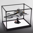 Acrylic Display Box for Lego 76295 Sky Mothership Transparent Dustproof Display Box Compatible with Lego 76295 Construction kit Model not Included White Base