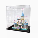 Transparent acrylic display box for Lego 41055 Castle model collection dustproof display box display box only 2mm