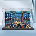 Acrylic Display Case Compatible with Lego 80049 Dragon Palace Model Set Dustproof Transparent Display Case Storage Box Display Case Only Background Model