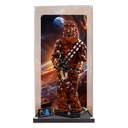 Acrylic Display Case for Lego 75371 Chubaca Transparent Dustproof Display Box Compatible with Lego 75371 Kit Model not Included