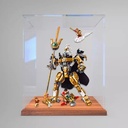 Acrylic Display Box for Lego 80065 Erlangshen Mecha Model Transparent Dustproof Display Box Storage Box Compatible with Lego 80065 Model Model Not Included Open The Door D