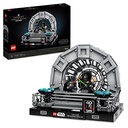 LEGO Star Wars Emperors Throne Room Diorama Return of the Jedi 40th Anniversary Lightsaber Dual Set for Adults Gift for Men Women with Luke Skywalker and Darth Vader Minifigures 75352