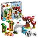LEGO 10974 DUPLO Wild Animals of Asia Bricks Set with Panda Elephant Baby Animal Toy Figures plus Sounds Toys for Toddlers Girls Boys Age 25