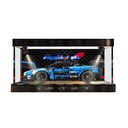 HCAEIOFJ Clear Acrylic Display Case for Lego Technic 42123 Applicable for McLaren Senna GTR Designed Display Box GiftDisplay Case Only BackgroundTop Light