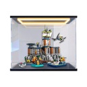 HCAEIOFJ Clear Acrylic Display Case for Lego City 60419 Applicable for Prison Island Display Box GiftDisplay Case Only Black BottomTop Light1