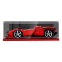 HCAEIOFJ Clear Acrylic Display Case for Lego Technic 42125 Applicable for Ferrari 488 GTE AF Corse 51 Super Sports CarDesigned Display Box GiftDisplay Case Only High Bottom