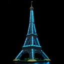 BRIKSMAX Led Lighting Kit for LEGO10307 Eiffel Tower RemoteControl Version Compatible with Lego Architecture Building Blocks Model Not Include Lego Set