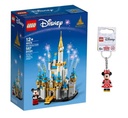 LEGO Disney 50th Anniversary Mini Disney Castle Building Kit Minnie Mouse Keychain Gift Set Mini Disney Castle Minnie Keychain LDMC22