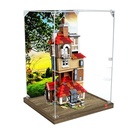 BoHeart No glue Clear Display Box for LEGO 75980 for Acrylic Dustproof Transparent Custom Display Case No Model26x24x37cm Collectors grade
