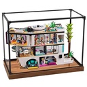 Acrylic Display Box for Lego 42639 Villa Model Transparent Dustproof Display Box Compatible with Lego 42639 Model Model Not Included Style B