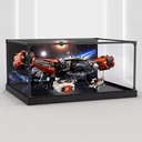 Acrylic Display Case Box Compatible with Lego 42181 Heavy Duty Cargo Spacecraft Model Protection Dustproof Display Case Gift Model TransparenCompatible with Lego Only Display Case Background