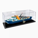 Clear Acrylic Display Box Compatible with Lego 60368 Jumbo Wheel Model Dustproof Protect Decorations Collectibles Storage Organizer