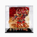 Acrylic Display Box Compatible with Lego 80045 Mech Block Dustproof Thick Base Collectible Gift Display Case Organizer Box Only Back Painting Only