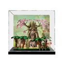 HCAEIOFJ Clear Acrylic Display Case for Lego Ideas 77092 Applicable for Deku Tree Designed Display Box GiftDisplay Case Only Black BottomBackground2