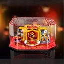 Acrylic Display Box Compatible with Lego 80108 Chinese Year Six Customs Model Protective dustproof Display Box Gift Model Transparent Display Cabinet Display Box only Backdrop