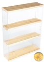 DuvinDD Acrylic Display Case Clear Figure Display Case Lego Display Shelves with Sliding Door Wall Mounted Dustproof Trinket Shelf for Miniature Hot Wheels for Home Bedroom Decor118x33x148inch