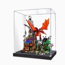 Acrylic Display Case Compatible with Lego 21348 Dungeons and Dragons Display Case Kit Dustproof Transparent Display Case Storage Box Display Case Only 2mm