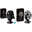 LEGO 75328 Star Wars The Mandalorian Helmet Buildable Model Kit Display Collectible Decoration Set 75304 Star Wars Darth Vader HelmetMask Display Building Set for AdultsCollectible Gift Model