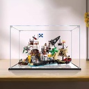 Yglophic Transparent Acrylic Display Case for LG 10320 Eldorado Fortress Acrylic Dustproof Storage Box Compatible with LG 10320 Lego Model Not Included 60 40 40cm B2mm