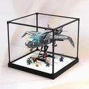 Acrylic Display Box for Lego 76248 Kun Fighter Aircraft Model Transparent Dustproof Display Box Storage Box Compatible with Lego 76248 Model Model Not Included Style B